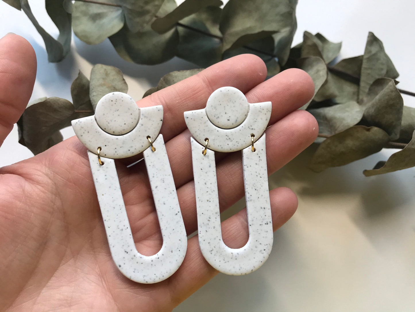 Geometrische Ausstecher für Modelliermasse, Polymer Ton Cutter, Set mit drei Formen, Werkzeug für Schmuckherstellung mit Fimo und Co.