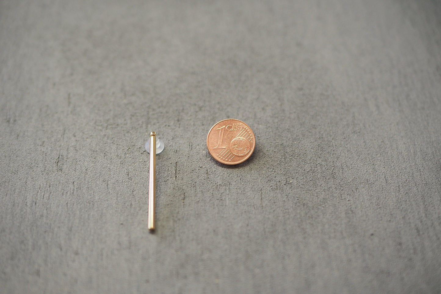 10 stabförmige Anhänger 30mm, Stab Stäbchen, gold oder silber, 18 Karat echt vergoldet, Schmuckzubehör