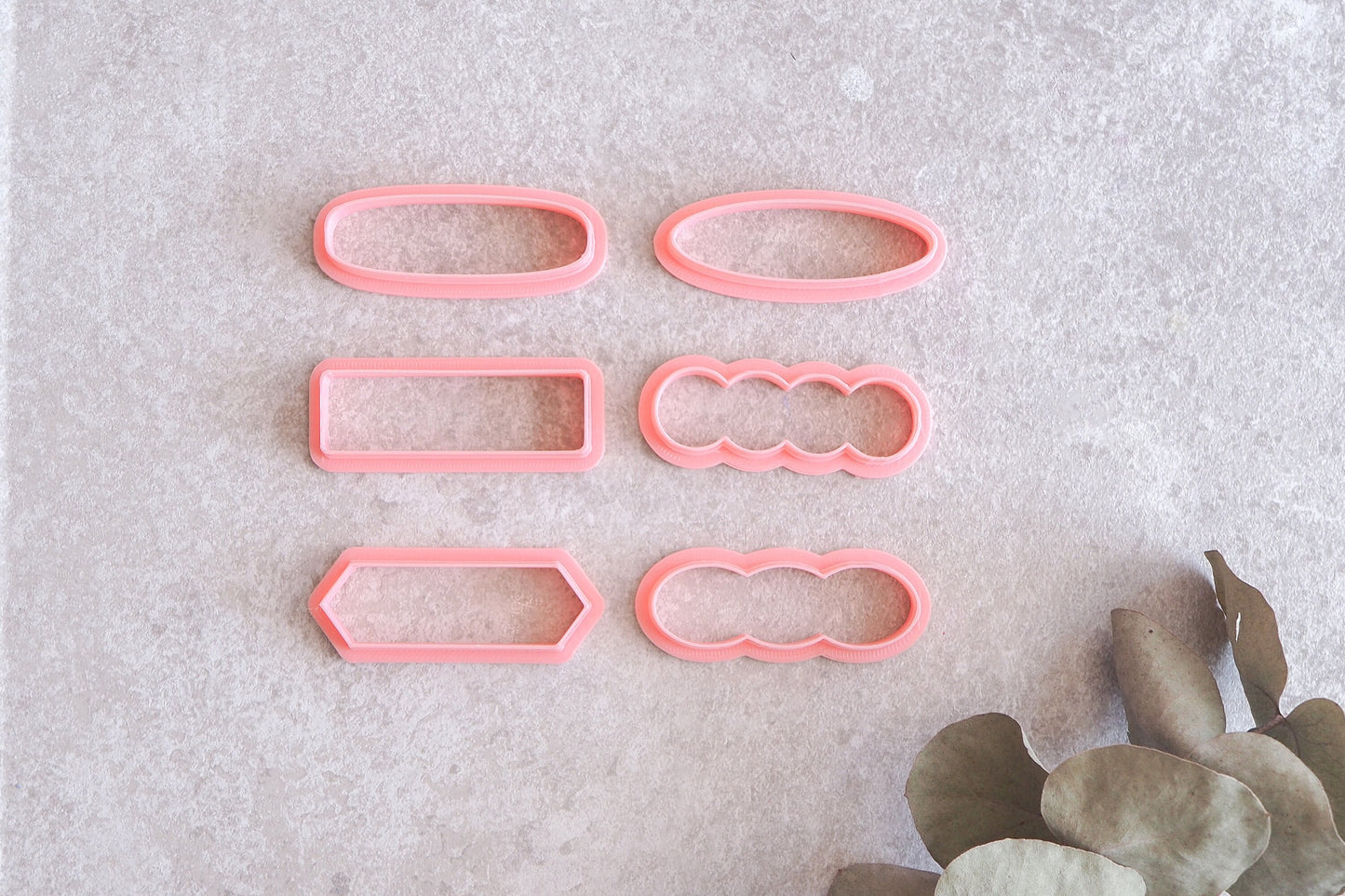 Cutter Ausstecher für Fimo, Haarspangen Ohrringe Schmuck, Werkzeug für Schmuckherstellung aus ofenhärtender Modelliermasse, Edelstahlspangen