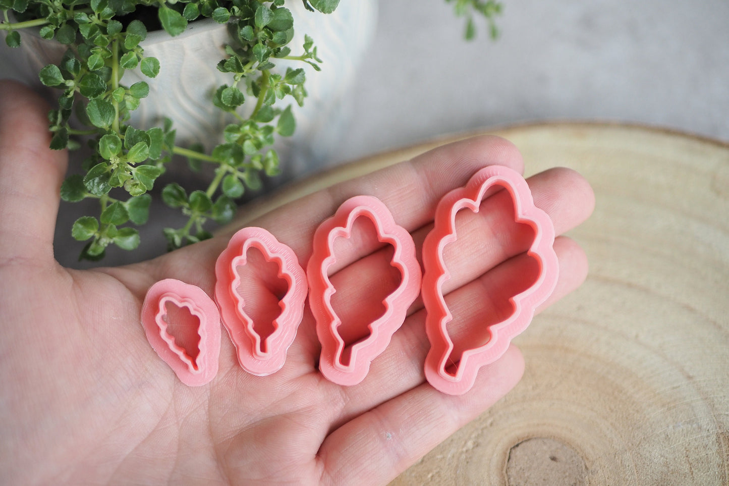 Blätter Ausstecher für Modelliermasse, Polymer Ton Cutter, Herbst Laub Blatt Ahorn Eiche, Werkzeug für Schmuckherstellung mit Fimo und Co.