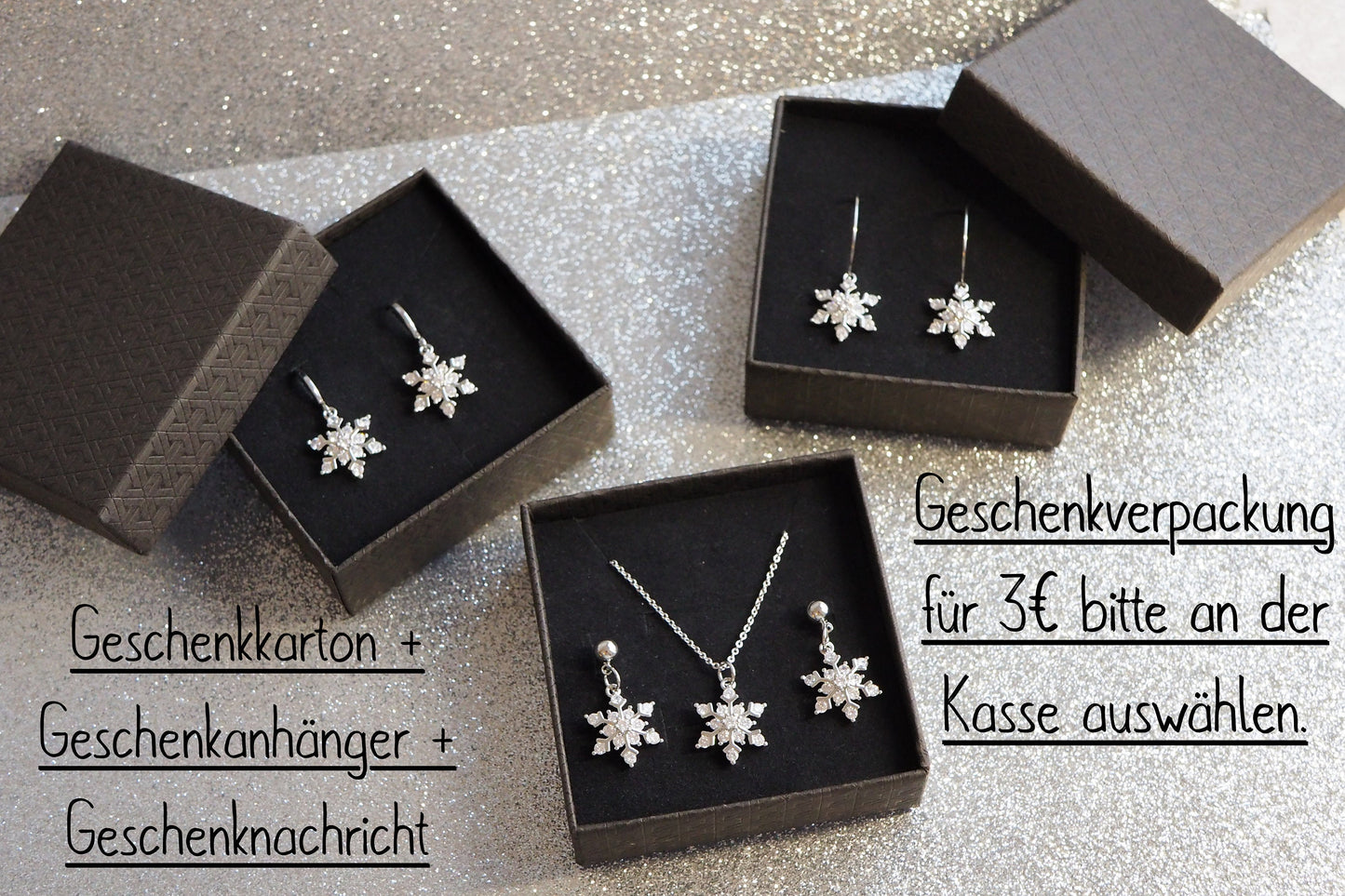 Vergoldete Creolen mit vergoldeten Anhängern, schlicht reduziert modern geometrisch minimalistisch, Stern Mond Plättchen Stab Dreieck