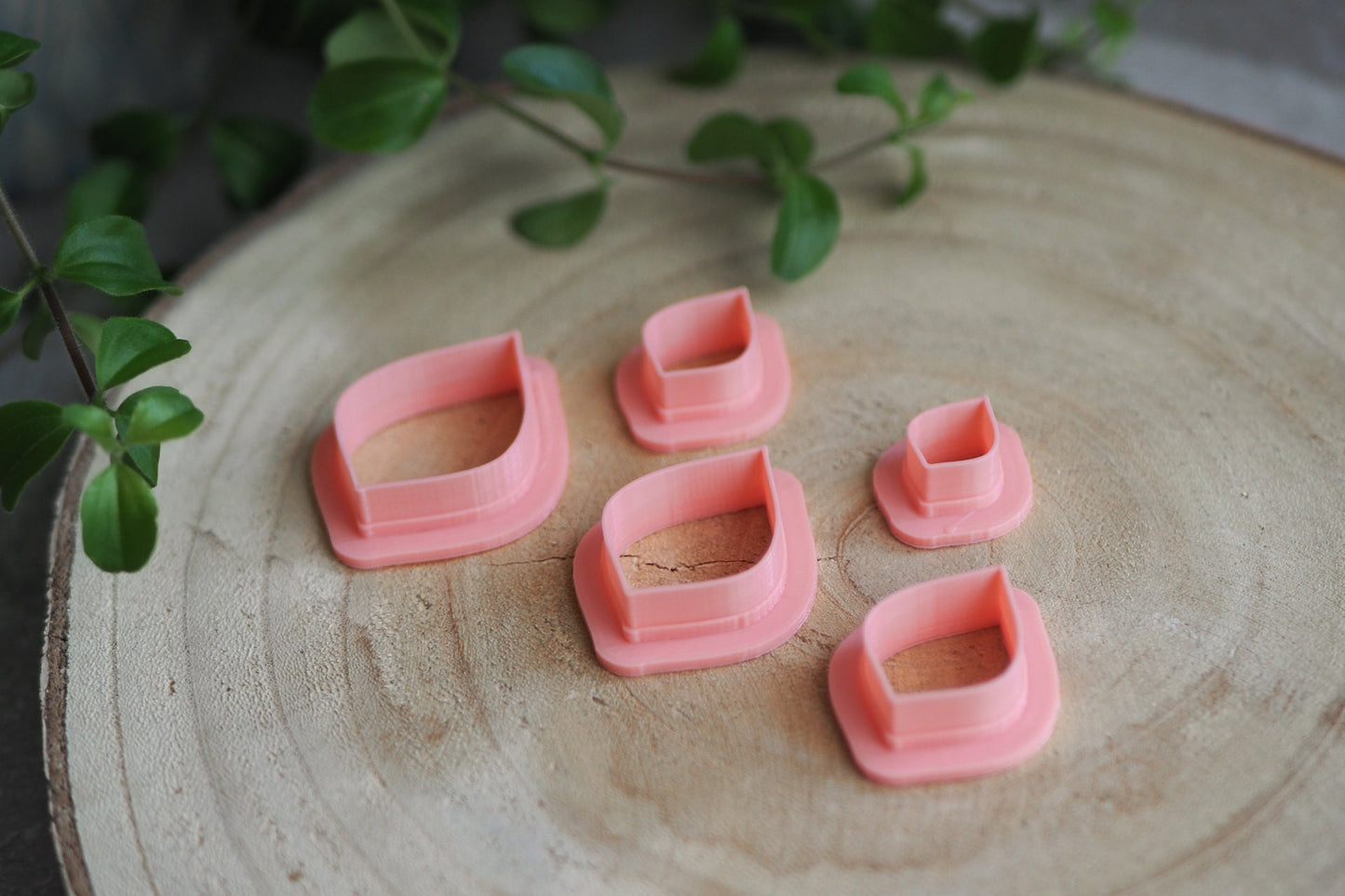 Ausstecher für Modelliermasse, eleganter Tropfen, Cutter Werkzeug für Schmuckherstellung mit Fimo und Co.