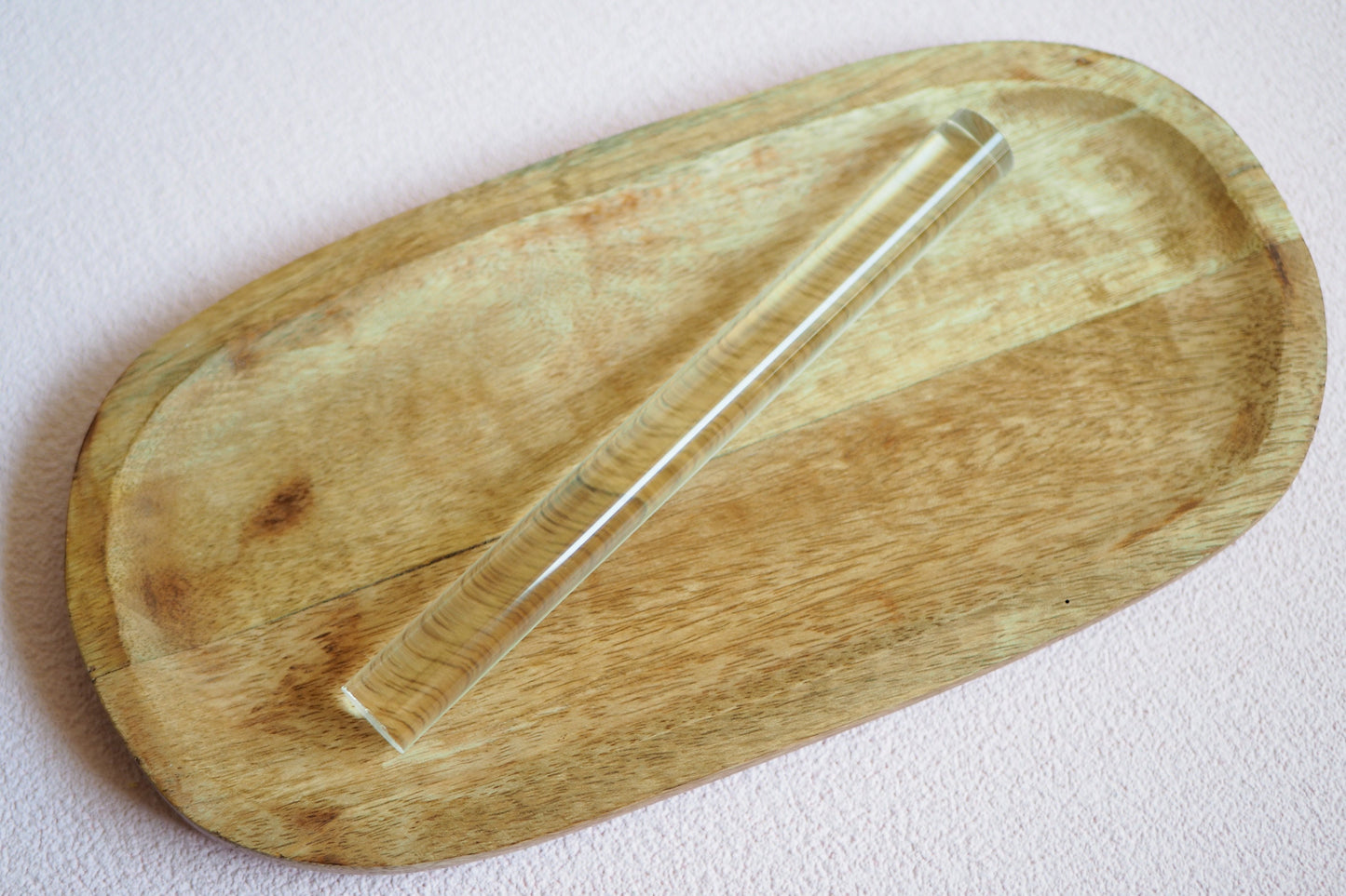 Acrylroller zum Ausrollen von Fimo, Werkzeug Schmuckherstellung mit Polymerton, Polymer Ton, Modelliermasse, Hilfsmittel Nudelholz Teigrolle