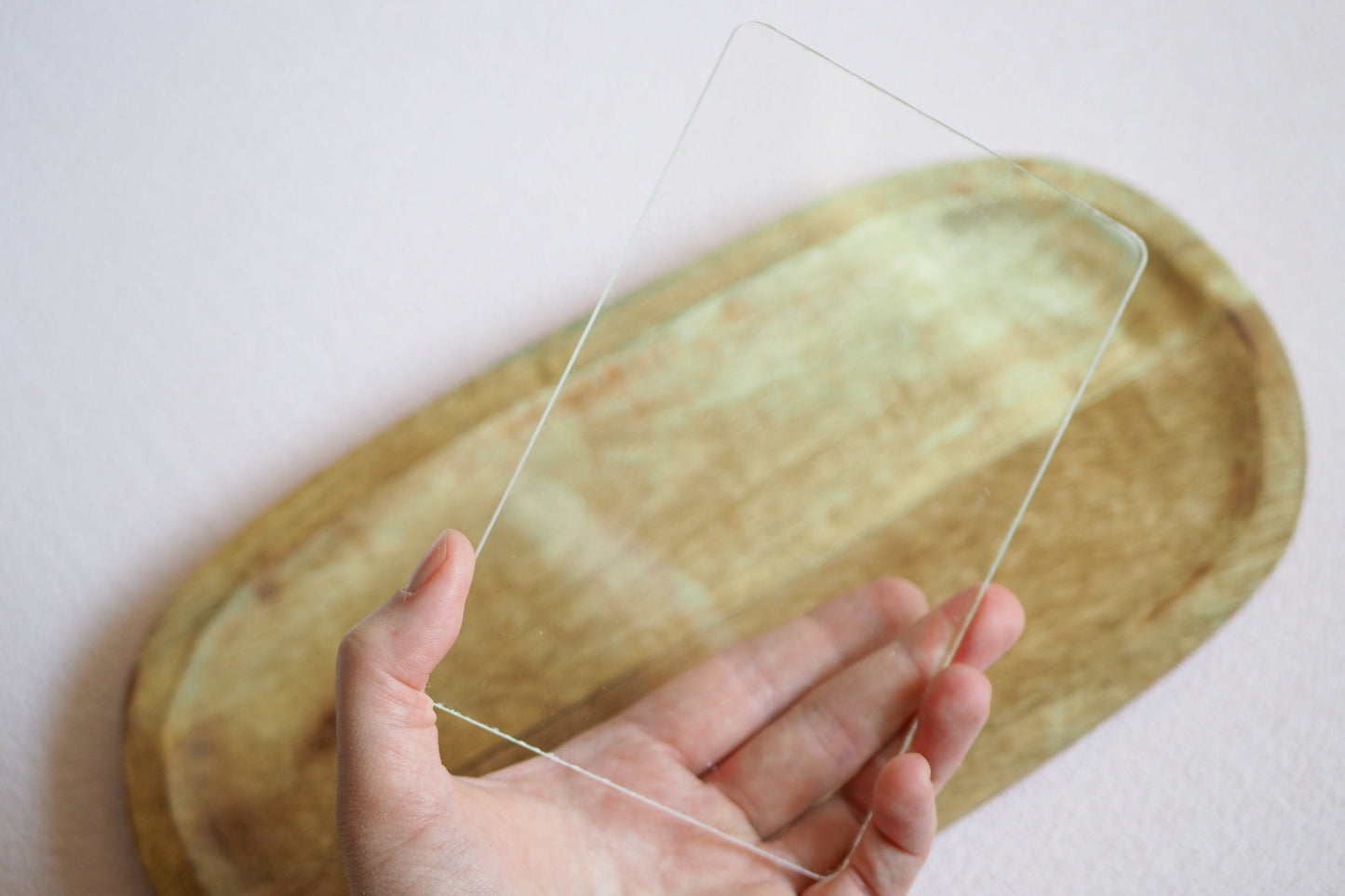 Druckplatte aus Acryl, Werkzeug Hilfsmittel für die Schmuckherstellung mit Polymerton, Polymer Ton, Fimo, ofenhärtende Modelliermasse
