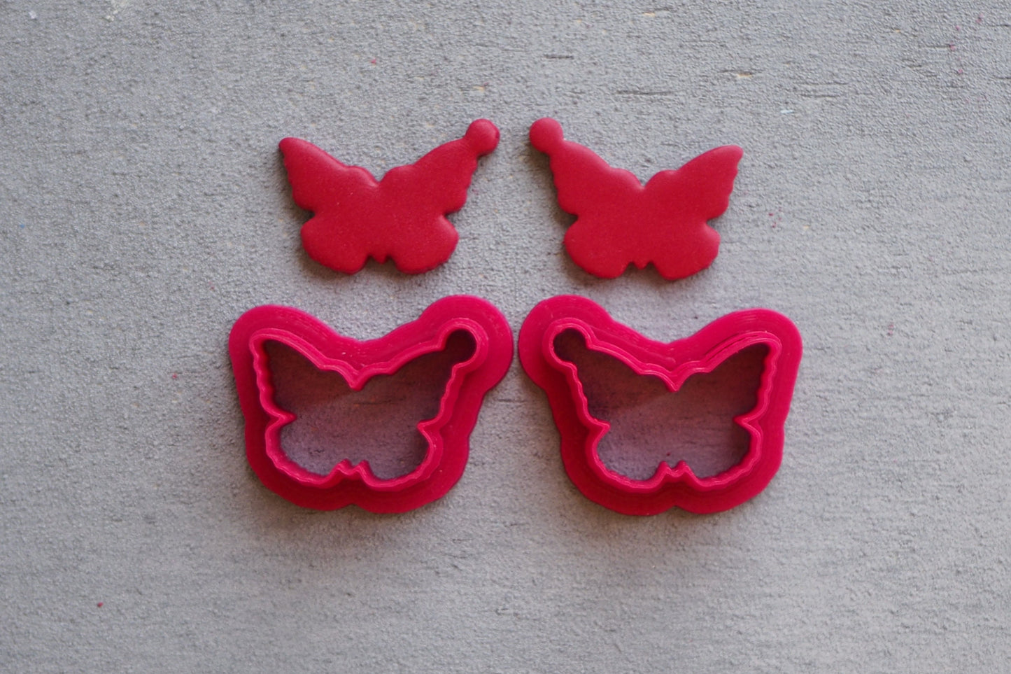 Schmetterling Ausstecher für Polymer Ton (Fimo, Sculpey, Cernit etc), Frühling Insekt Motte, Cutter Werkzeug für Schmuckherstellung