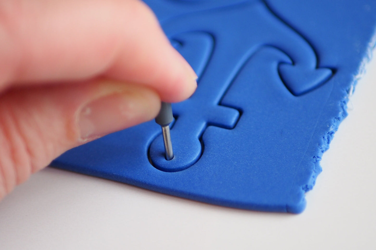 Barbie DIY Set: blaue Anker Ohrringe aus FIMO inkl. Anleitung in Deutsch, Navy Dunkelblau Marine, Schmuck aus Polymerton, Geschenk, Kit