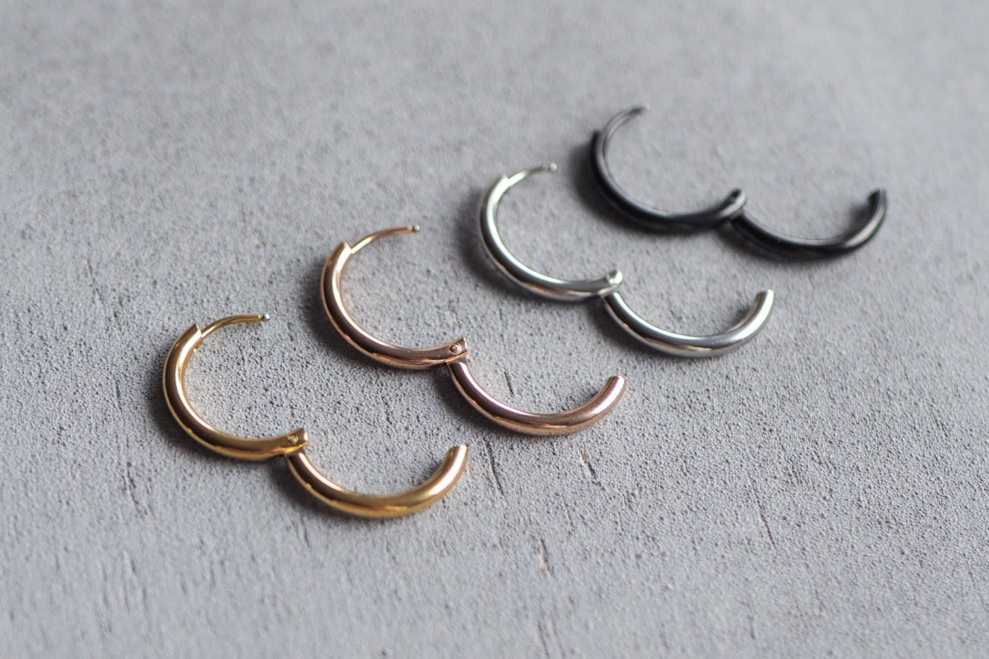 10x dicke Hoops aus Edelstahl 21mm, chunky Kreolen, DIY Schmuck, Schmuckzubehör für Creolen Ohrringe Ohrschmuck Klapp-Ohrring Klapp-Kreolen