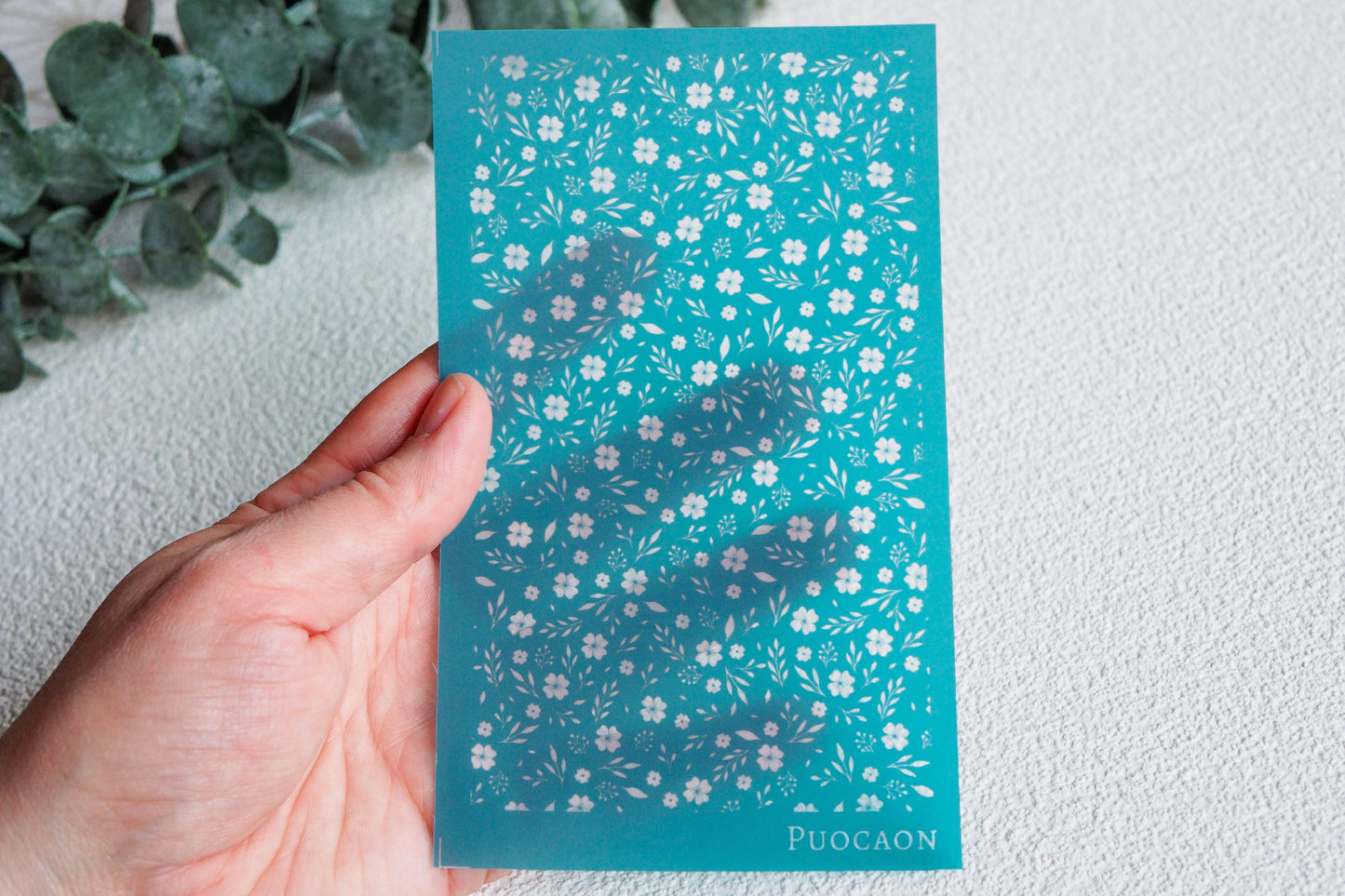 Silk Screen für Polymerton (FIMO), Blumen Blüten Frühling, Siebdruck Schablone, 15cm x 9cm, Werkzeug Schmuckherstellung mit Polymer Ton