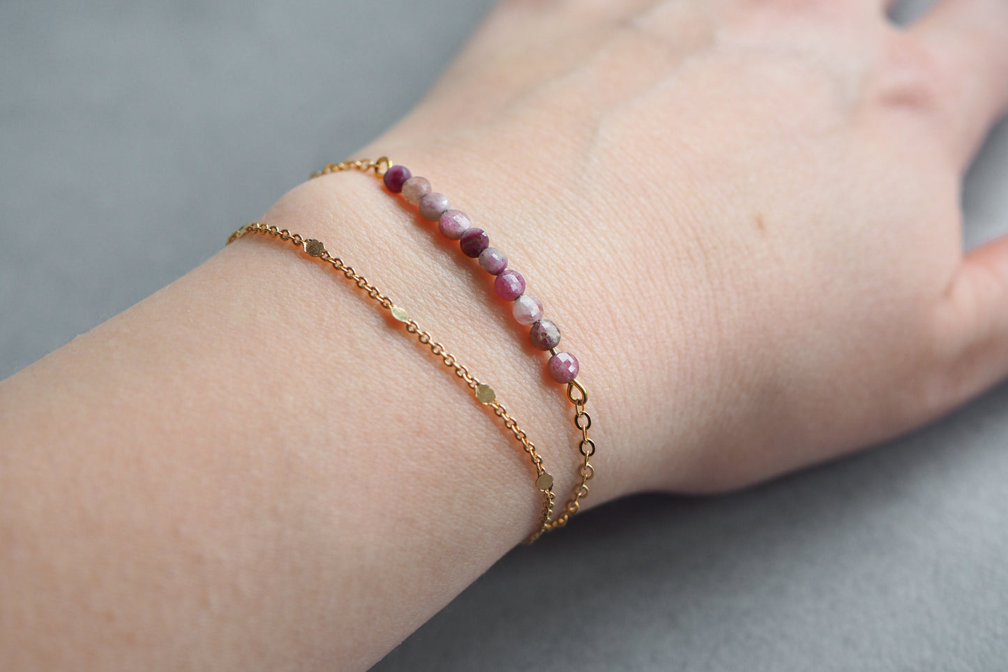 20x Edelstein Perlen 4-5mm, facettierte Linsen mit Querbohrung, Mondstein Labradorith Apatit Turmalin Aquamarin Sodalit Amethyst Granat