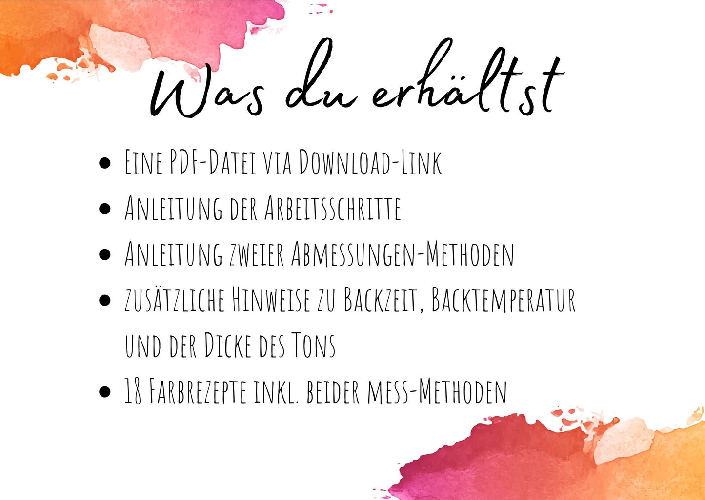 18 Farbrezepte für FIMO® Soft passend zu farbigen Biegeringen aus meinem Shop, Rezept Farben Polymerton