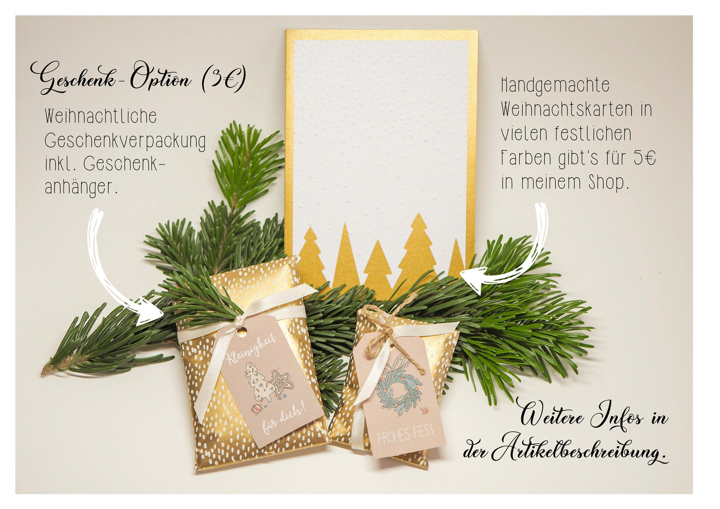 Handgemachtes Schmuckset für den Winter und Weihnachten aus Polymerton, Silber Grau Blau Glitzer, Ohrstecker und Kette mit Anhänger