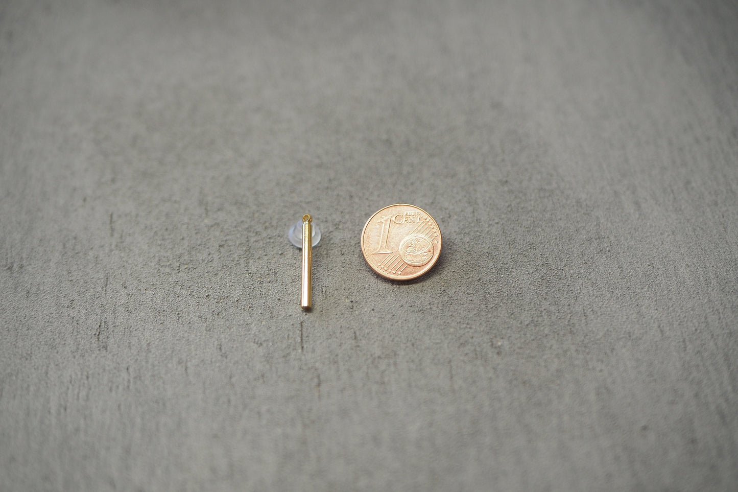 10 stabförmige Anhänger 20mm, Stab Stäbchen, gold oder silber, Schmuckzubehör