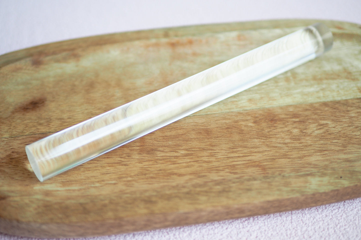Acrylroller zum Ausrollen von Fimo, Werkzeug Schmuckherstellung mit Polymerton, Polymer Ton, Modelliermasse, Hilfsmittel Nudelholz Teigrolle