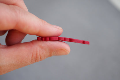Feder Ausstecher für Polymer Ton (Fimo, Sculpey, Cernit etc), Cutter Werkzeug für Schmuckherstellung mit Polymerton